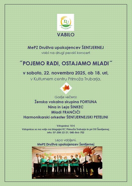 DU Šentjernej koncert